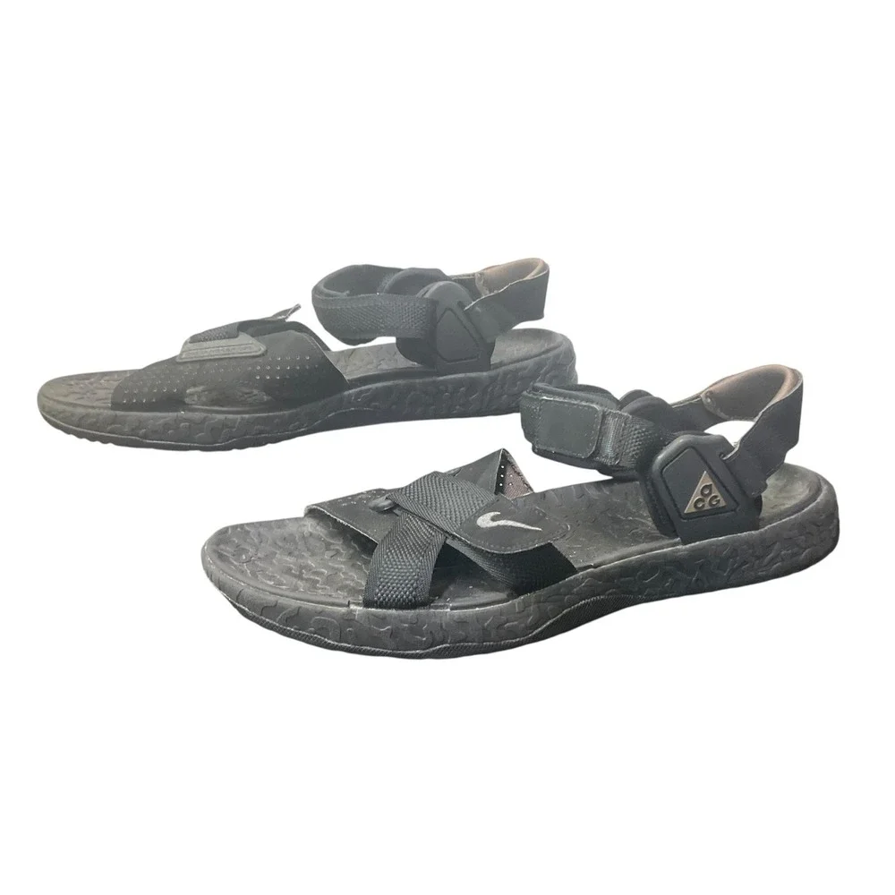 Nike ACG Air Deschutz Mens Sandals Off Noir‎ Black DC9093-001 Size 12